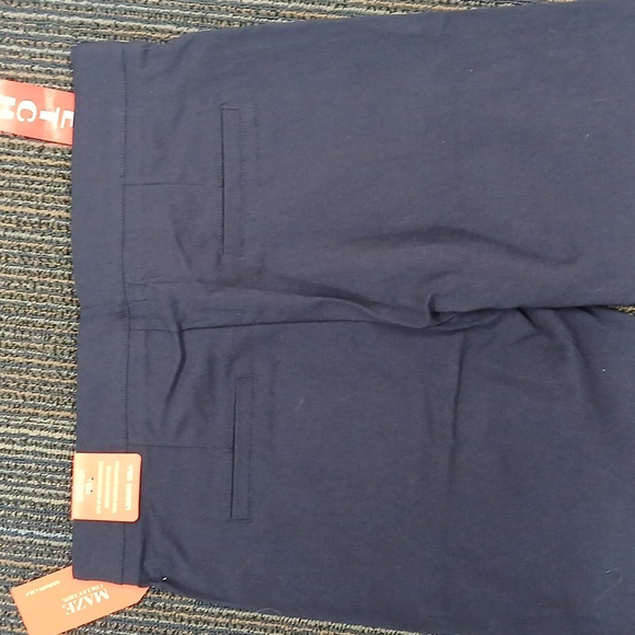 NWT Maze Collection Navy Blue PANTS Stretch Flare Levanta Cola Size Lg - Picture 7 of 8